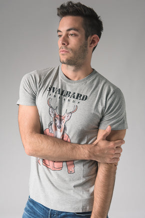 T-Shirt Umberto Elk - Pearl Grey